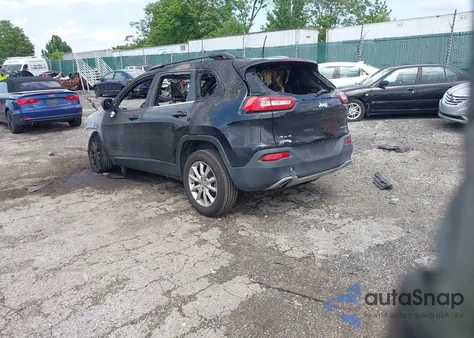 2017 Jeep Cherokee Limited 4X4 из США, поврежденный, VIN 1C4PJMDB9HW538283